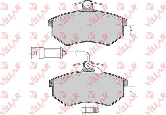 Villar 626.0300 - Kit de plaquettes de frein, frein à disque cwaw.fr