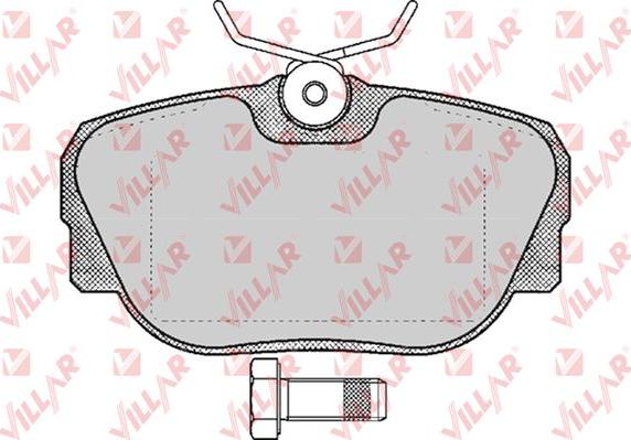 Villar 626.0319 - Kit de plaquettes de frein, frein à disque cwaw.fr