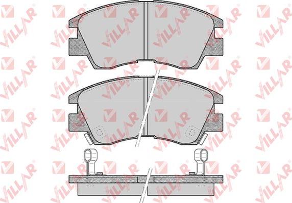 Villar 626.0315 - Kit de plaquettes de frein, frein à disque cwaw.fr