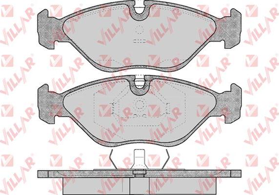 Villar 626.0310 - Kit de plaquettes de frein, frein à disque cwaw.fr