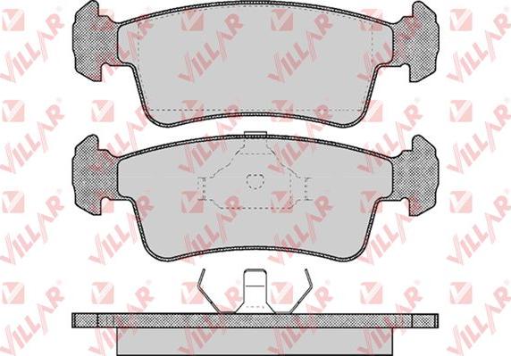 Villar 626.0311 - Kit de plaquettes de frein, frein à disque cwaw.fr