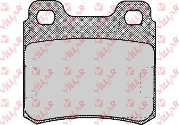 Villar 626.0317 - Kit de plaquettes de frein, frein à disque cwaw.fr