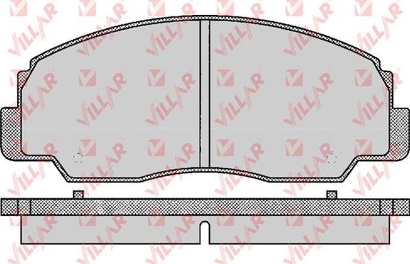 Villar 626.0381 - Kit de plaquettes de frein, frein à disque cwaw.fr