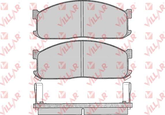 Villar 626.0335 - Kit de plaquettes de frein, frein à disque cwaw.fr