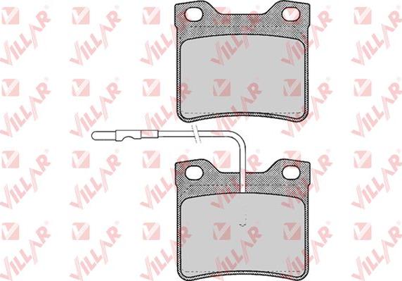 Villar 626.0330 - Kit de plaquettes de frein, frein à disque cwaw.fr