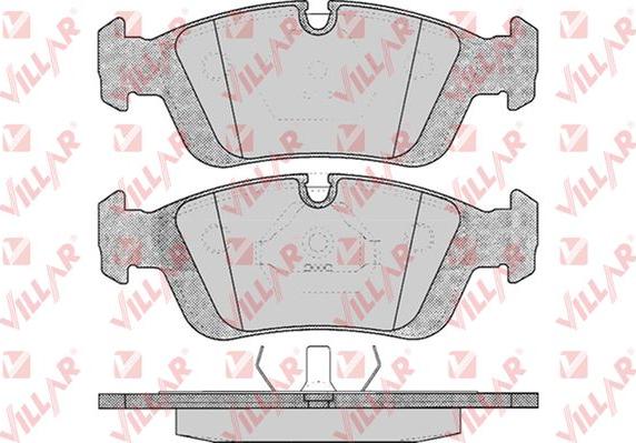 Villar 626.0331 - Kit de plaquettes de frein, frein à disque cwaw.fr