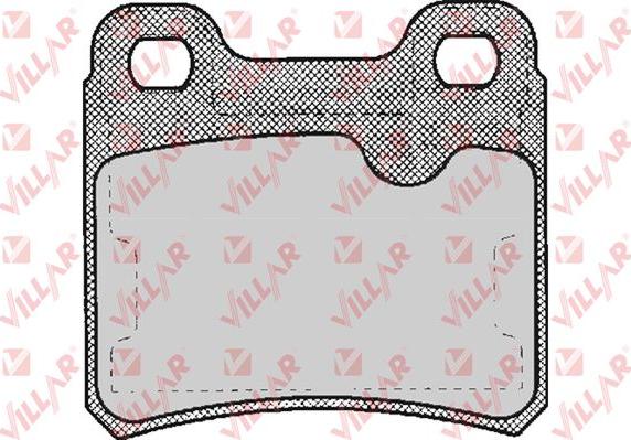 Villar 626.0333 - Kit de plaquettes de frein, frein à disque cwaw.fr