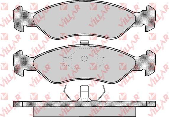 Villar 626.0329 - Kit de plaquettes de frein, frein à disque cwaw.fr