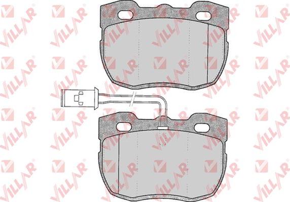 Villar 626.0324 - Kit de plaquettes de frein, frein à disque cwaw.fr