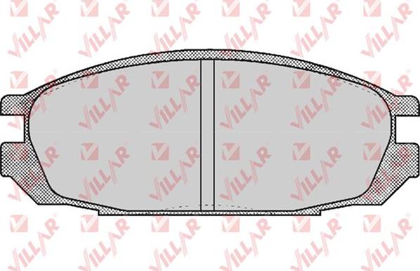 Villar 626.0376 - Kit de plaquettes de frein, frein à disque cwaw.fr