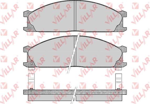 Villar 626.0378 - Kit de plaquettes de frein, frein à disque cwaw.fr