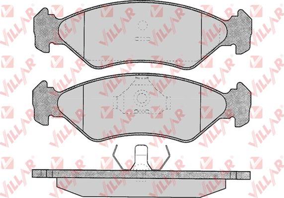 Villar 626.0295 - Kit de plaquettes de frein, frein à disque cwaw.fr