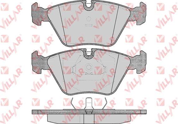 Villar 626.0296 - Kit de plaquettes de frein, frein à disque cwaw.fr