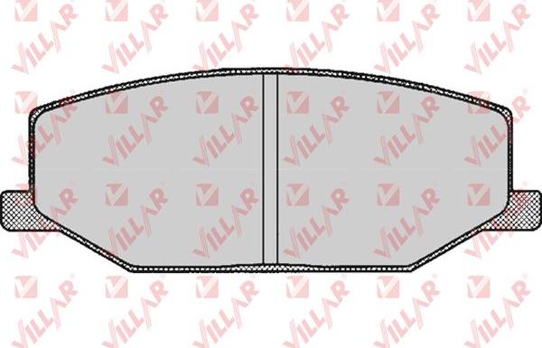 Villar 626.0290 - Kit de plaquettes de frein, frein à disque cwaw.fr