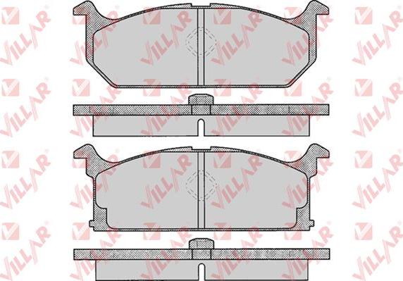 Villar 626.0291 - Kit de plaquettes de frein, frein à disque cwaw.fr