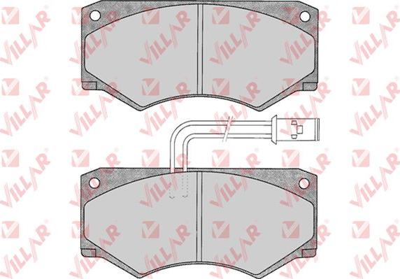 Villar 626.0292 - Kit de plaquettes de frein, frein à disque cwaw.fr