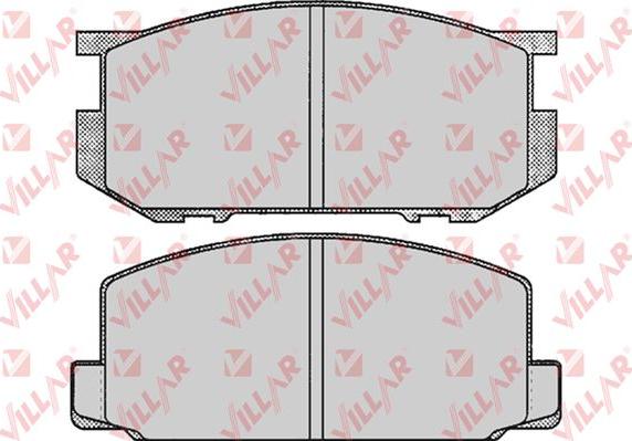 Villar 626.0248 - Kit de plaquettes de frein, frein à disque cwaw.fr