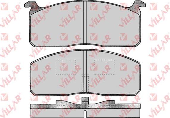 Villar 626.0250 - Kit de plaquettes de frein, frein à disque cwaw.fr