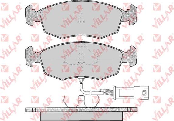 Villar 626.0269 - Kit de plaquettes de frein, frein à disque cwaw.fr