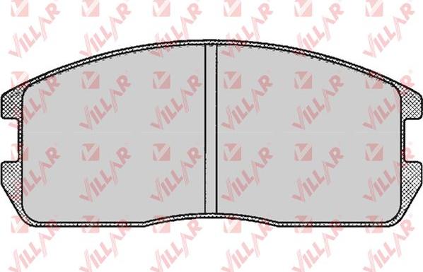 Villar 626.0265 - Kit de plaquettes de frein, frein à disque cwaw.fr