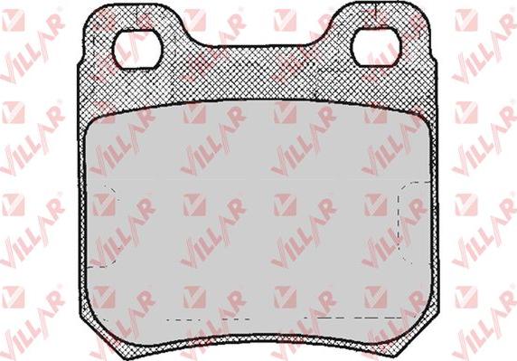 Villar 626.0206 - Kit de plaquettes de frein, frein à disque cwaw.fr