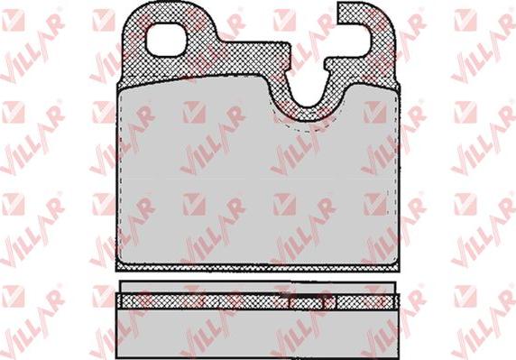 Villar 626.0203 - Kit de plaquettes de frein, frein à disque cwaw.fr