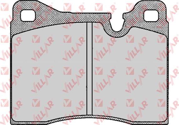 Villar 626.0207 - Kit de plaquettes de frein, frein à disque cwaw.fr