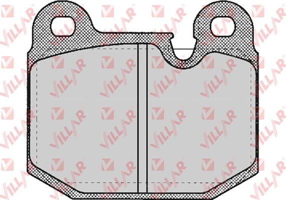 Villar 626.0210 - Kit de plaquettes de frein, frein à disque cwaw.fr