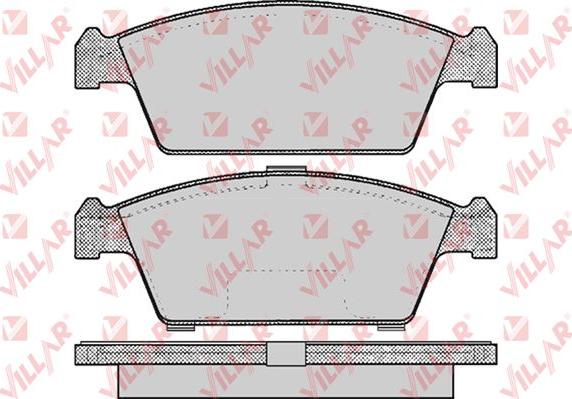 Villar 626.0213 - Kit de plaquettes de frein, frein à disque cwaw.fr