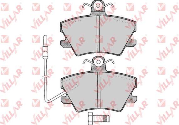 Villar 626.0285 - Kit de plaquettes de frein, frein à disque cwaw.fr