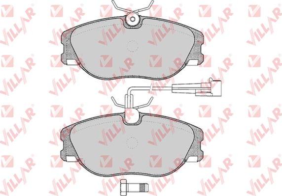 Villar 626.0286 - Kit de plaquettes de frein, frein à disque cwaw.fr