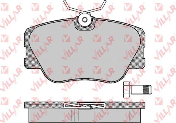 Villar 626.0280 - Kit de plaquettes de frein, frein à disque cwaw.fr