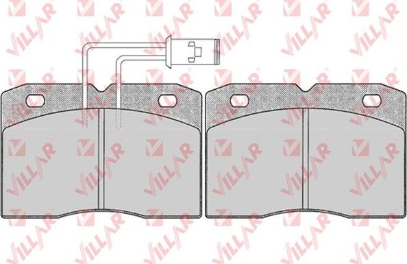 Villar 626.0281 - Kit de plaquettes de frein, frein à disque cwaw.fr