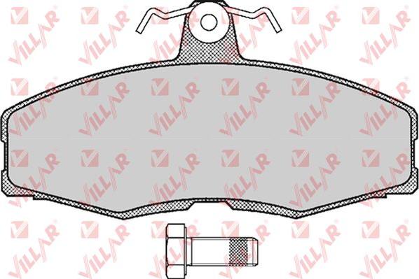 Villar 626.0234 - Kit de plaquettes de frein, frein à disque cwaw.fr