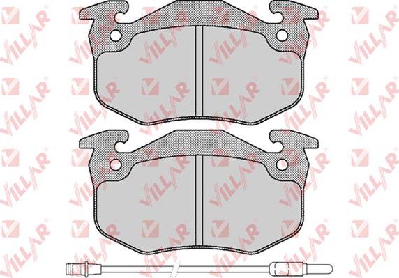 Villar 626.0231 - Kit de plaquettes de frein, frein à disque cwaw.fr