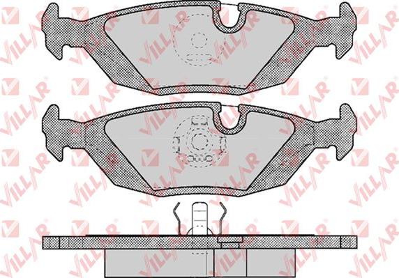 Villar 626.0238 - Kit de plaquettes de frein, frein à disque cwaw.fr