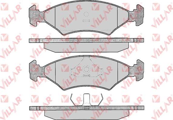 Villar 626.0233 - Kit de plaquettes de frein, frein à disque cwaw.fr