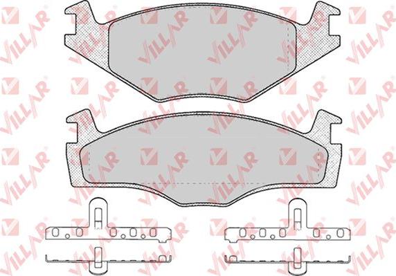 Villar 626.0224 - Kit de plaquettes de frein, frein à disque cwaw.fr