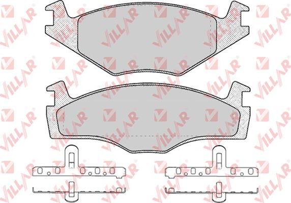 Villar 626.0225 - Kit de plaquettes de frein, frein à disque cwaw.fr