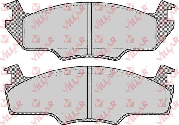 Villar 626.0226 - Kit de plaquettes de frein, frein à disque cwaw.fr