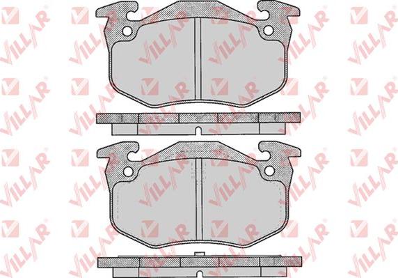 Villar 626.0275 - Kit de plaquettes de frein, frein à disque cwaw.fr