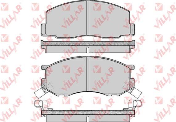 Villar 626.0270 - Kit de plaquettes de frein, frein à disque cwaw.fr