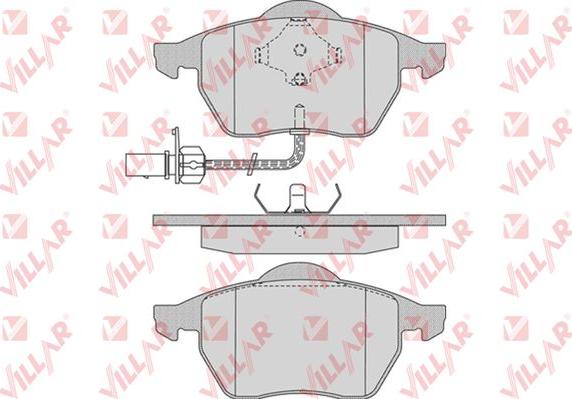 Villar 626.0790 - Kit de plaquettes de frein, frein à disque cwaw.fr