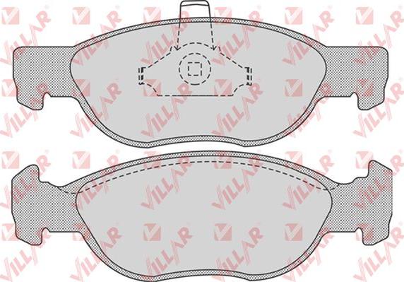 Villar 626.0740 - Kit de plaquettes de frein, frein à disque cwaw.fr