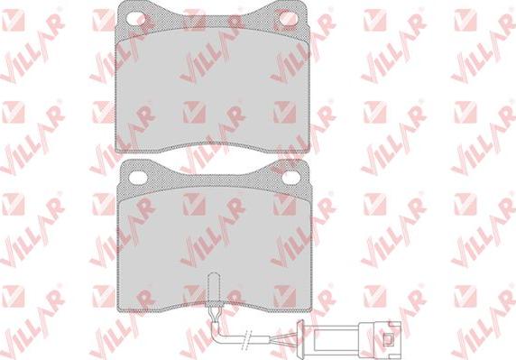 Villar 626.0743 - Kit de plaquettes de frein, frein à disque cwaw.fr