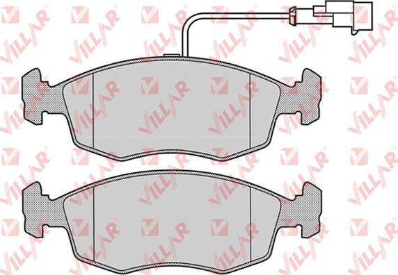 Villar 626.0755 - Kit de plaquettes de frein, frein à disque cwaw.fr