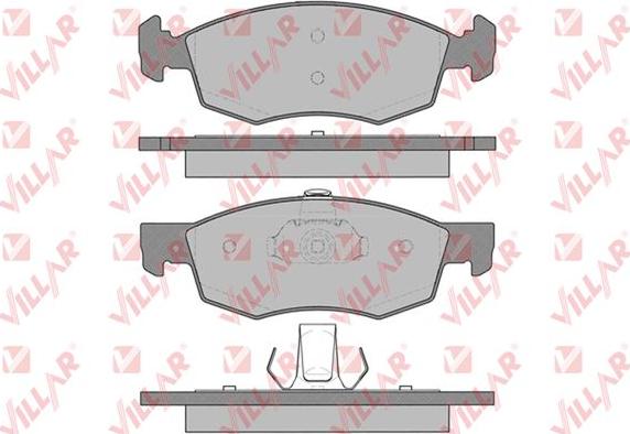 Villar 626.0756 - Kit de plaquettes de frein, frein à disque cwaw.fr