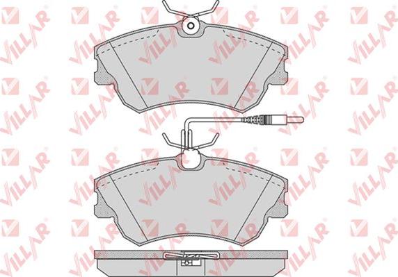 Villar 626.0750 - Kit de plaquettes de frein, frein à disque cwaw.fr