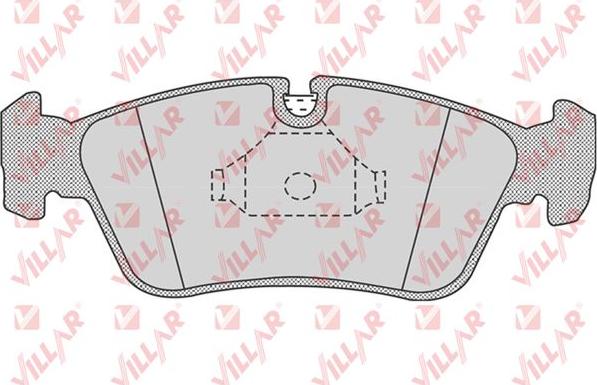 Villar 626.0757 - Kit de plaquettes de frein, frein à disque cwaw.fr