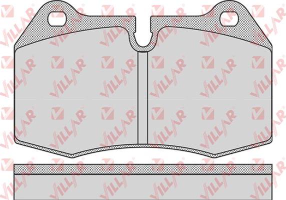 Villar 626.0769 - Kit de plaquettes de frein, frein à disque cwaw.fr